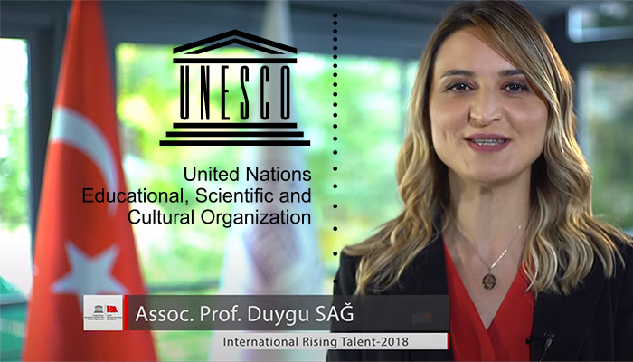 ASSOCIATE PROF DUYGU SAĞ BECAME THE VOICE OF UNESCO TURKEY