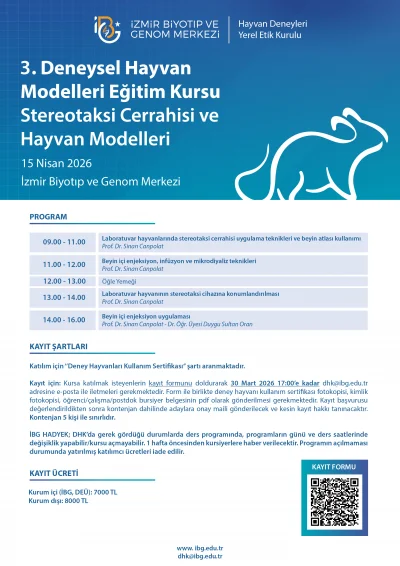 3rd Experimental Animal Models Training Course