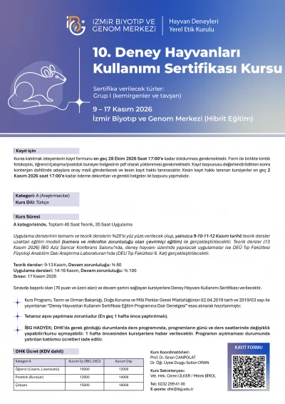 IBG 10th Laboratory Animal Use Training Course