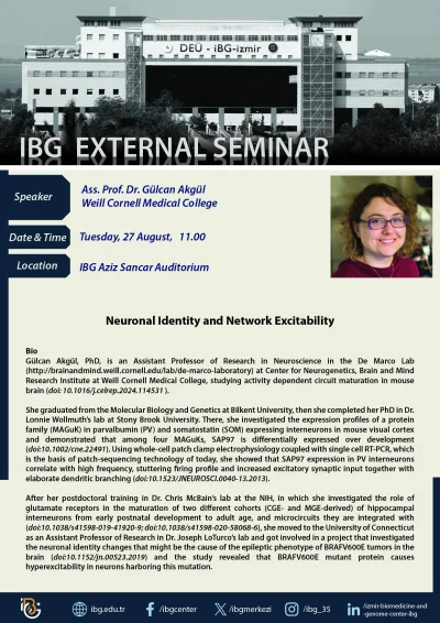 IBG Dış Semineri Gulcan Akgul