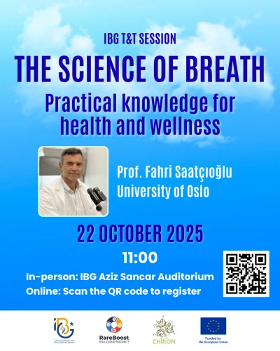 IBG Teaching & Training Presentation: The Science of Breath – Practical Knowledge for Health and Wellness by Prof. Fahri Saatçıoğlu