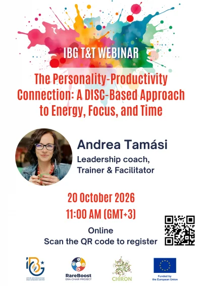 İBG T&T Webinar: Kişilik ve Verimlilik Bağlantısı: Enerji, Odaklanma ve Zaman Yönetimine DiSC Temelli Bir Yaklaşım